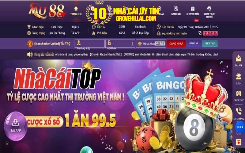 1 mu88 trang web top ty le cao MU88 - Web cá cược top tỷ lệ cao