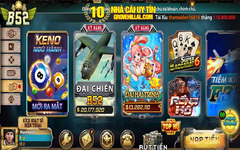 2 b52club game bai bom tan B52club - Game bài bom tấn