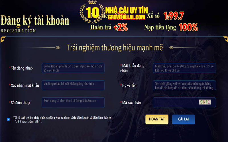 3 dang ky hoi vien qh88 Đăng ký hội viên QH88