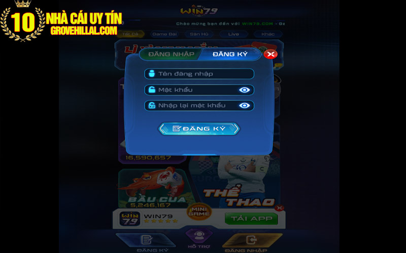 3 huong dan dang ky win 79 Hướng dẫn đăng ký Win 79