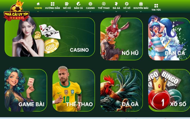 32Win uy tin qua thanh tich dat duoc Nhà cái uy tín qua thành tích đạt được