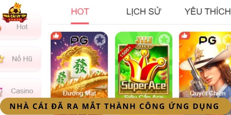 Nha cai da ra mat thanh cong ung dung Nhà cái đã cho ra mắt thành công app