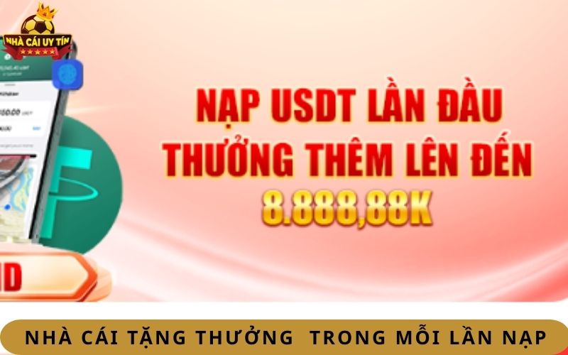 Nha cai tang thuong trong moi lan nap Nhà cái tặng thưởng trong mỗi lần nạp